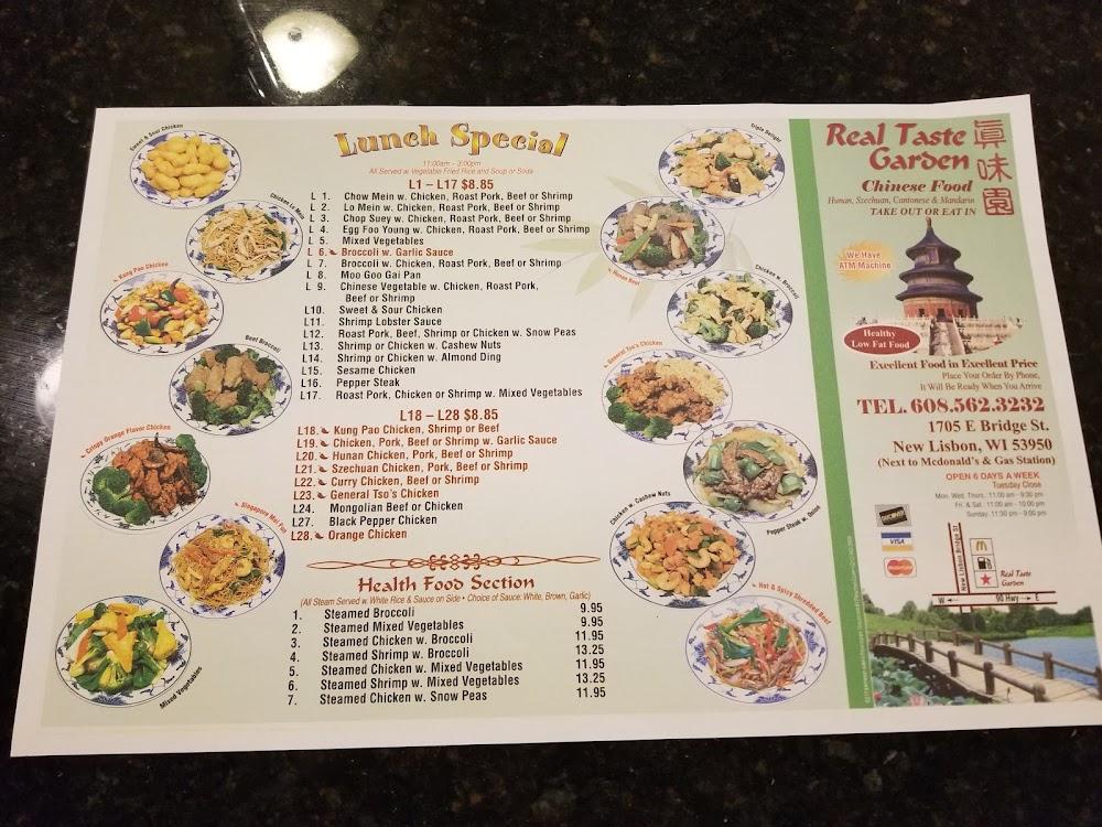 Real Taste Garden Lo Mein W. Chicken, Roast Pork, Beef Or Shrimp